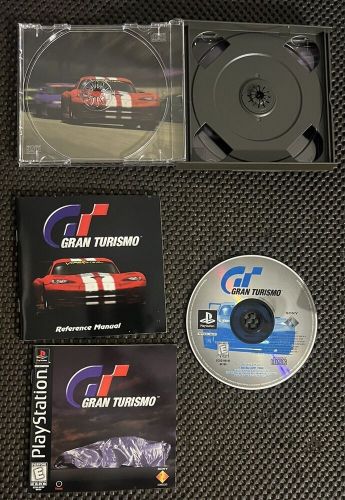 Gran Turismo Racing Sony PlayStation 1 PS1 PS1 Black Label Complete