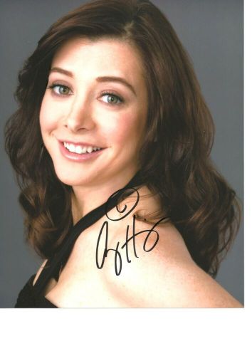 Alyson hannigan - american pie - buffy - original autographed 8x10 photo pretty