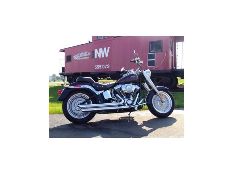 2007 harley-davidson flstf softail fat boy  cruiser 