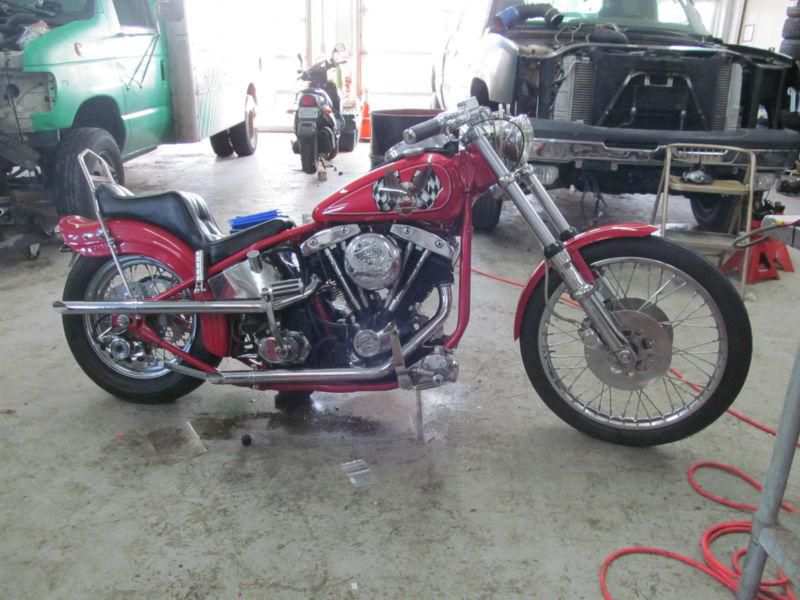 1976 Shovel Head Custom built hardtail built 1983 never been on road