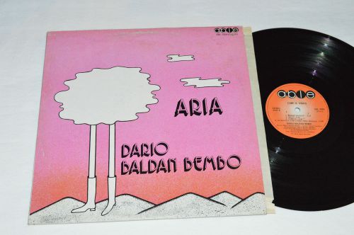 DARIO BALDAN BEMBO Aria (Come Il Vento) LP 1975 Able Records Canada ABL.7024 VG