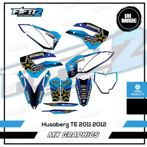 Husaberg graphics Kit TE 125 250 300 2011 2012 stickers &#039;11 &#039;12 decals kit