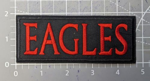 The Eagles Band Patch Hotel California Desperado Embroidered Iron On 2x4.75