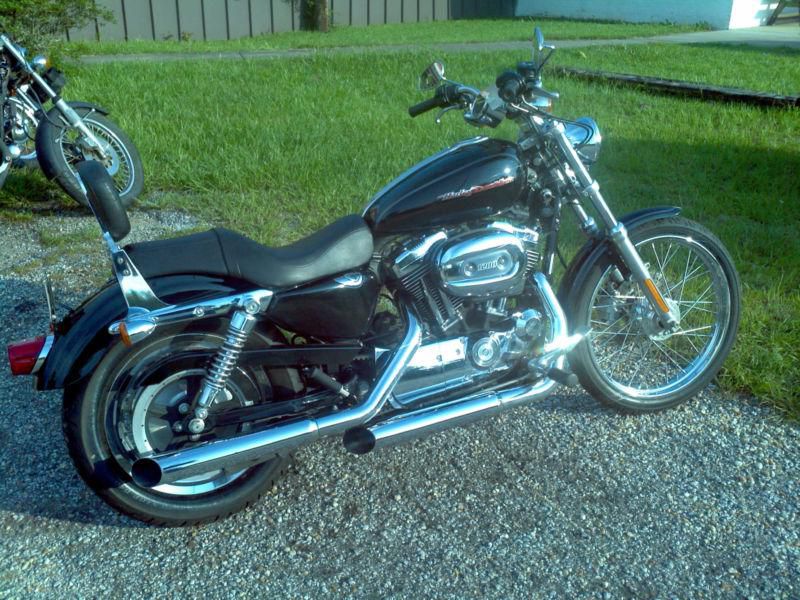 2007 XL1200C Sportster, Black