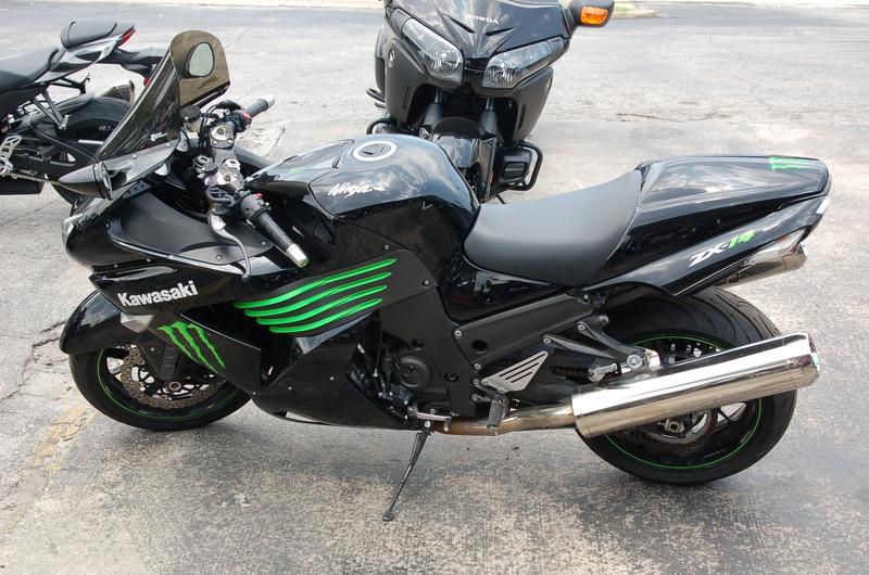 2009 Kawasaki Ninja ZX-14 Monster Energy Sportbike 