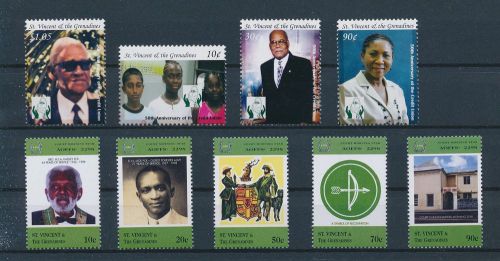 Le47510 st vincent  celebrities fp fine lot mnh