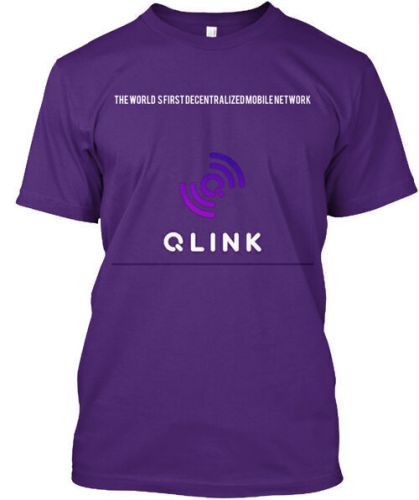 Qlink t-shirt made in the usa size s to 5xl