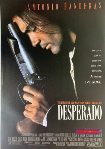 Antonio Banderas Vintage Desperado Movie Poster 23.5 x 34