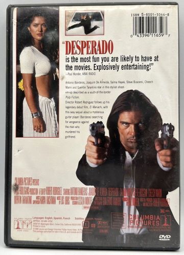 Desperado DVD Deluxe Widescreen Presentation Antonio Banderas 1996