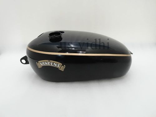 NEW VINCENT BLACK PAINTED PETROL/FUEL TANK (GUARANTEED PRODUCT)