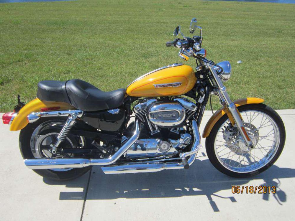 2008 harley-davidson xl 1200c sportster 1200 custom  cruiser 