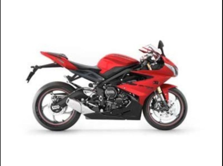 2013 triumph daytona 675 -  diablo red / jet black 675 