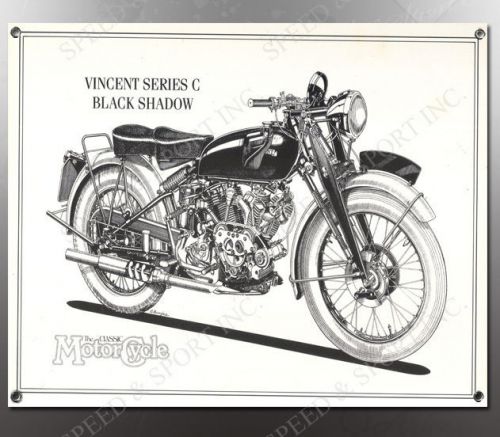 Vintage vincent series c black shadow  banner