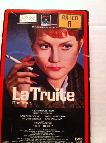 La truite (the trout) foreign  1984  french  beta