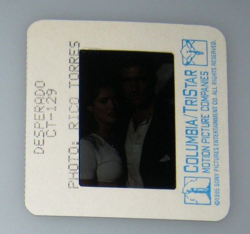 Original desperado 35mm studio production slide #1 antonio banderas salma hayek