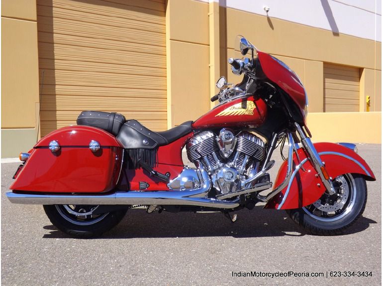 2014 Indian Chieftain Indian Motorcycle Red for sale on 2040-motos