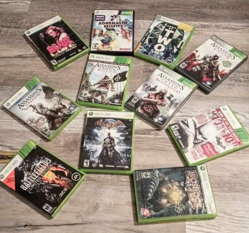 Microsoft xbox 360 games lot bundle * bundle discounts* all in case. most cib