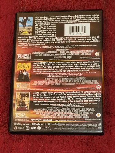 Desperado / El Mariachi / Once Upon a Time in Mexico (DVD) WS USED