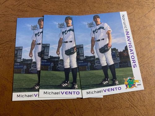 MICHAEL VENTO 2002 Grandstand Norwich Navigators 3 card lot FREE SHIPPING