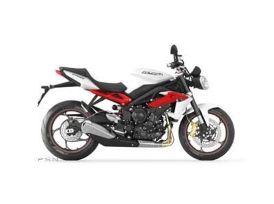 2013 triumph street triple r abs - crystal white 