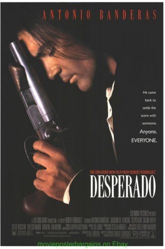 EL MARIACHE MOVIE POSTER British Quad 30x40 + DESPERADO 27x40 BOTH ORIGINALS !!!