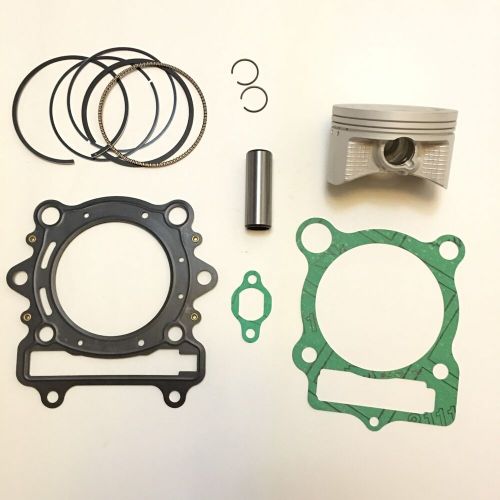 Hisun atv400 piston kit gaskets set 84.5mm bore massimo msu400 qlink supermach