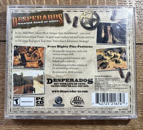 Desperados: Wanted Dead or Alive PC Windows Game - Preowned