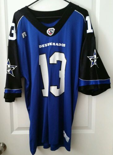 Jersey xl dallas desperados #13 afl texas russell athletics arena football