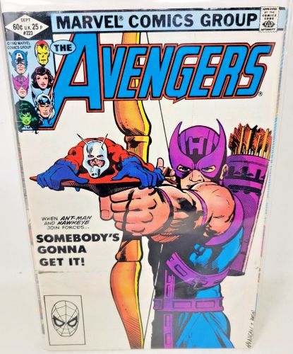 Avengers #223 1982 marvel 7.0 classic ed hannigan cover art