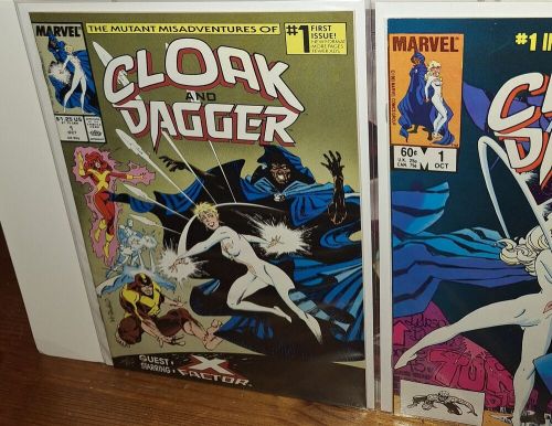 Cloak and dagger #1-4 origin &amp; 1st solo series 1983 + #1 1988 marvel comics