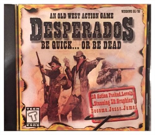 Desperados Be Quick or Be Dead Pc Brand New XP 1866 Jesse James Shooter Robbery