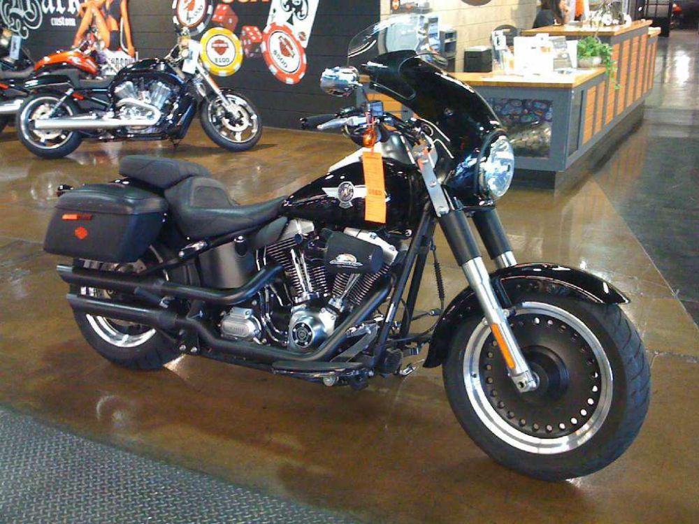 2010 harley-davidson flstfb softail fat boy lo  cruiser 