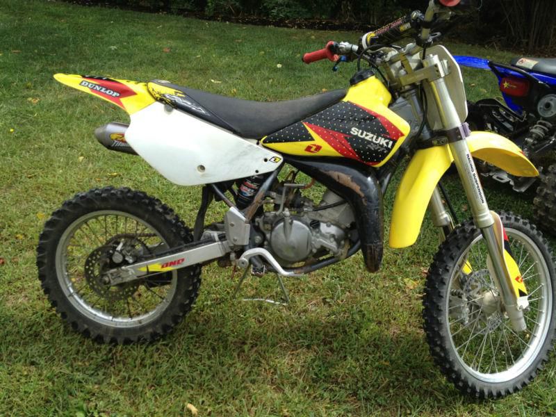 2006 suzuki rm 85l dirt bike big wheel