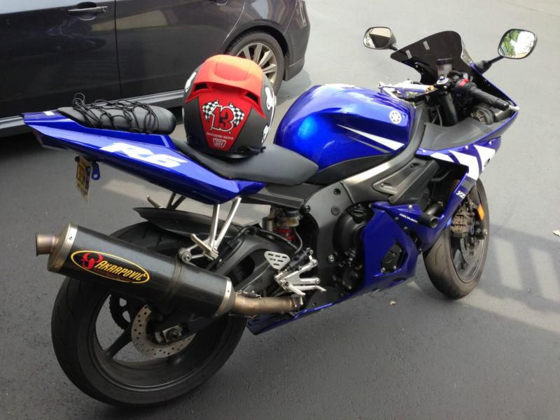 Yamaha YZF r6 Blue