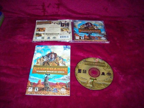 Desperados: wanted dead or alive jewel case (pc, 2002)