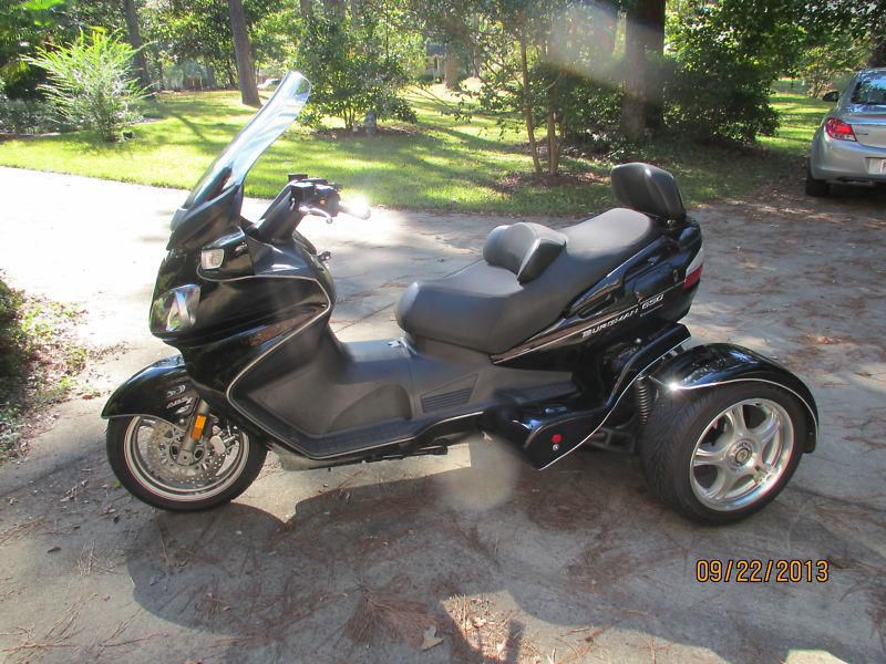 Buy 2008 Suzuki Burgman 650 Executive With Danson Trike On 2040 Motos 0084