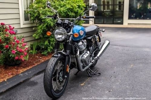 2023 royal enfield interceptor int650 ventura blue