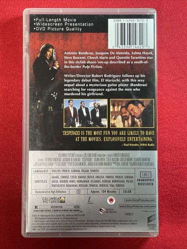 Desperado (umd, 2006) sony psp video antonio banderas salma hayek great movie ?