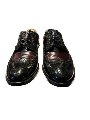 Johnston &amp; Murphy Mens Hannigan Wingtip Lace-up 10.5 M with Shoe Trees.
