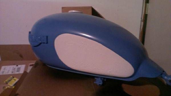 Motorcycle Classic buffs! Vintage triumph gas tank