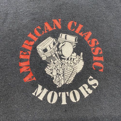 American Classic Motors T Shirt Adult Medium Black Zieglerville Pennsylvania