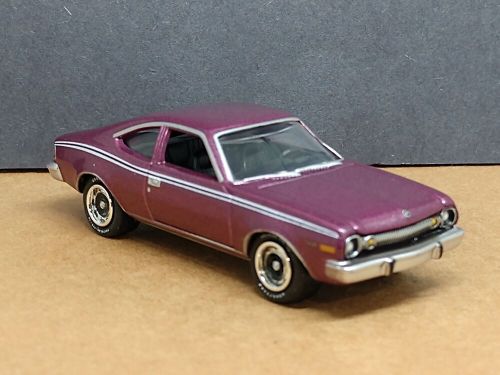 1974 AMC American Motors Hornet Muscle Car 1/64 Scale Limited Edition Plum