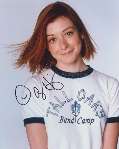 Alyson hannigan as michelle flaherty - american pie genuine signed autograph