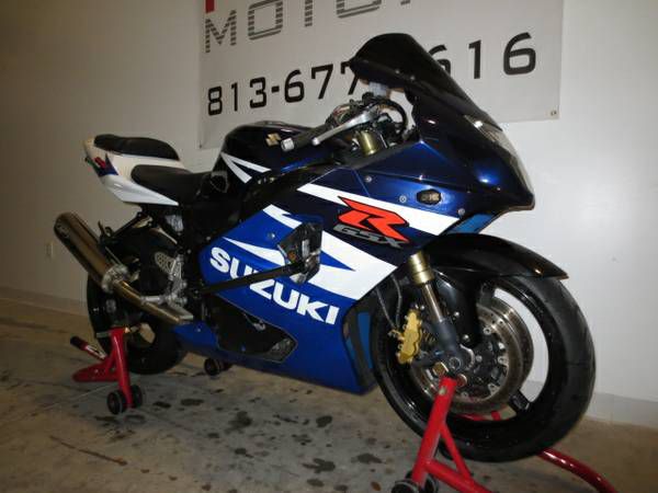 2004 suzuki gsxr 600 blue clean low miles gsx-r