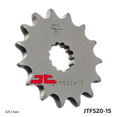 Pinion 15 teeth division 525 type jtf520 for cagiva / hyosung / kawasaki / suzuki-