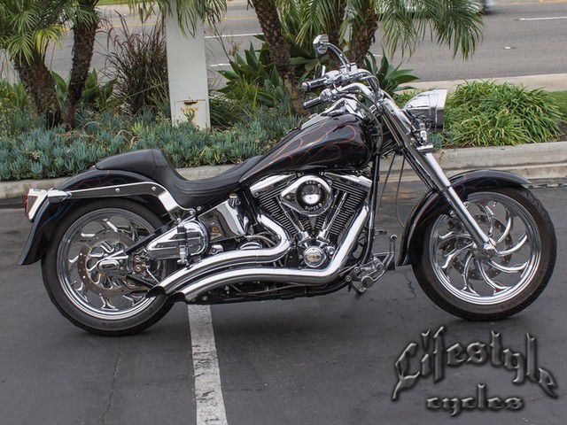 1996 harley davidson fat boy flstf - anaheim,california