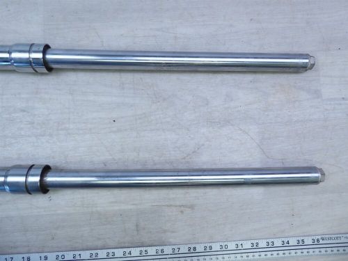 1973 Hodaka Wombat 125 S542) left and right front forks suspension set for parts