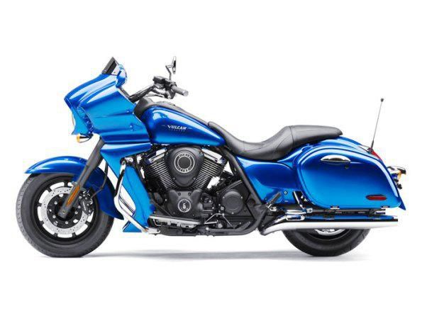 2012 kawasaki vulcan 1700 vaquero candy plasma blue  sport touring 