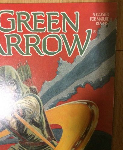 1988 Green Arrow Comic Book #3 Grell Story Hannigan/Giordano Art High Grade