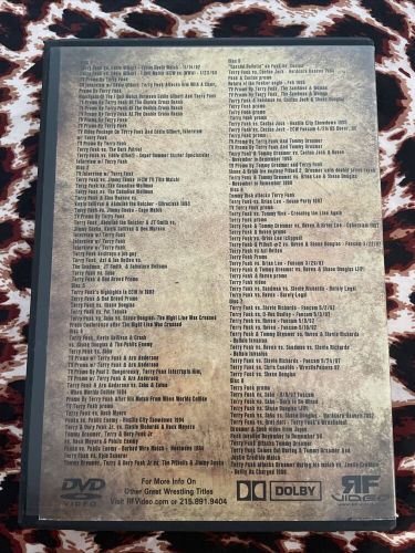 Terry Funk Desperado Best Of ECW 8 DVD Set Cactus Jack Mick Foley Ric Flair WWF